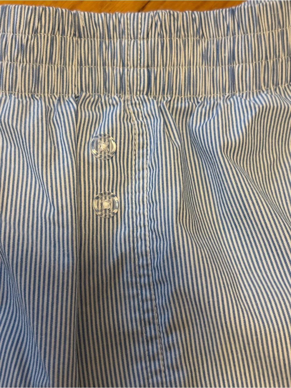 Cotton On Australia Boxer Style Lounge Pajama Pant Med Large Lt BluePinstripe